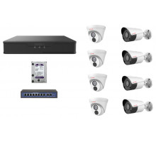 CP-VNS-8CAM40 Sada kamerového systému 4.0 Mpix, včetně NVR, PoE switche a HDD 2TB